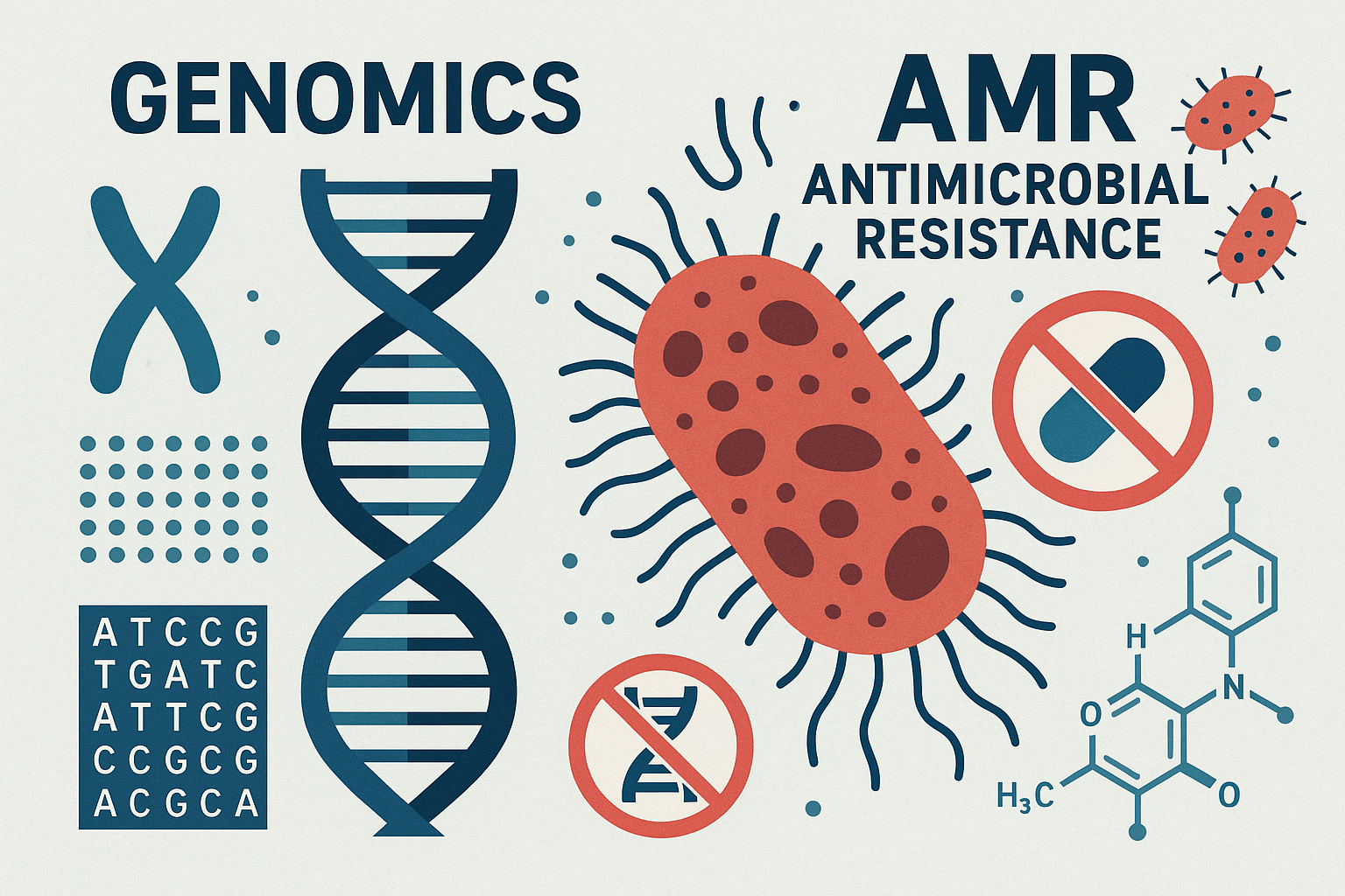 Microbes and petri dish graphic