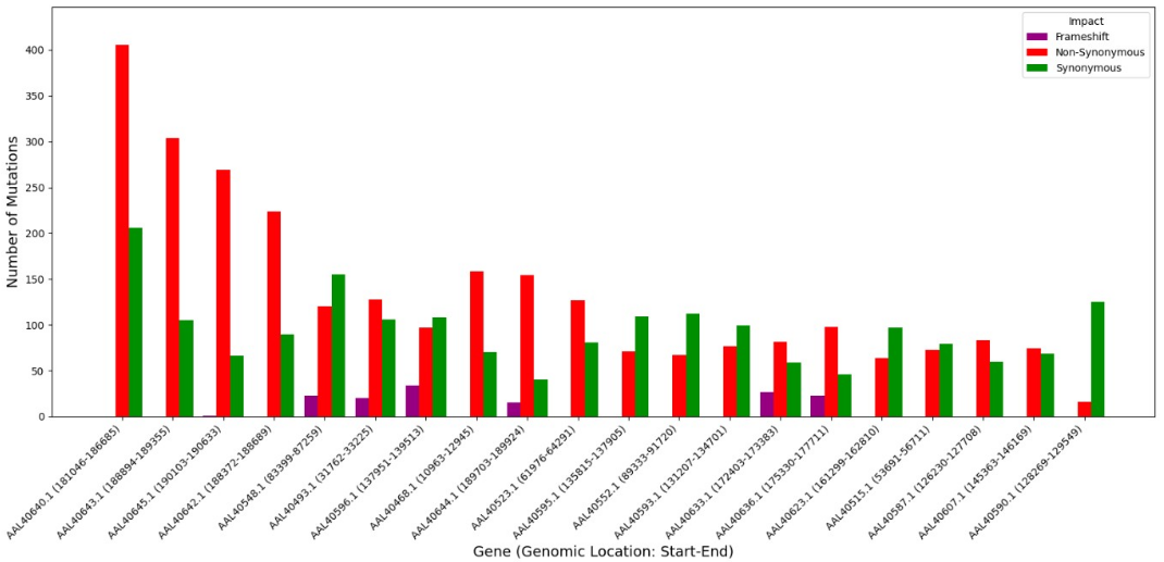 Phylogenetic tree of Monkeypox virus variants